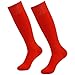 3street Unisex Youth Cushion Over-Knee Length Comfort Compression Sock for Cyber Monday Red 2-Pairs