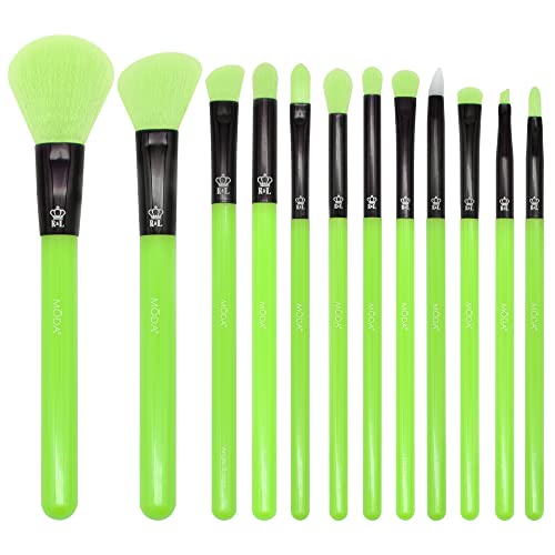 MODA Neon Green Brush Set