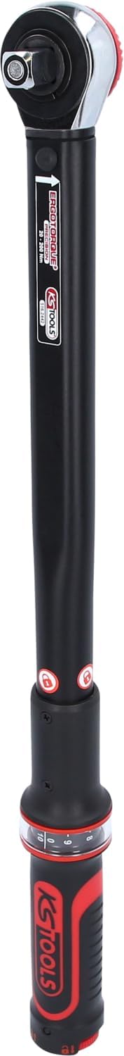 KS Tools 516.2442 1/2" ERGOTORQUE? Precision Torque Wrench Rotary Mushroom with Ratchet Head 20-200Nm