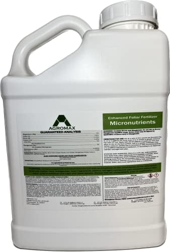 Micronutrients (1 Gallon) by AGROMAX - Liquid Fertilizer (Plant Fertilizer, Turf and Lawn Fertilizer, All Purpose with Chelated Iron and Seaweed Extract)