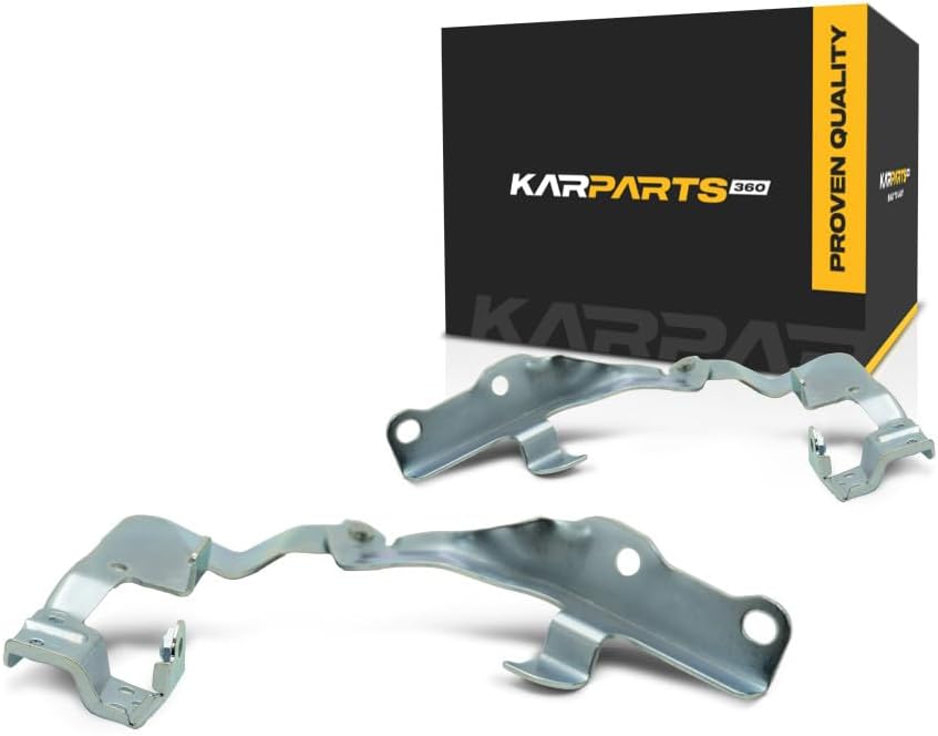 For Toyota Camry 2012 2013 2014 Hood Hinge Driver and Passenger Side | Pair | Made of Steel | Replacement For TO1236172, TO1236171 | 5342006160, 53410061903