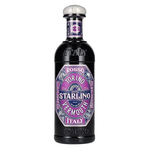 STARLINO ROSSO - Vermouth Rouge Torino, Italie, au Vin Rouge de Piemonte - Vermouth de Turin riche et doux - Apéritif Spiritueux Italien 75cl, 17% d’alcool - HOTEL...