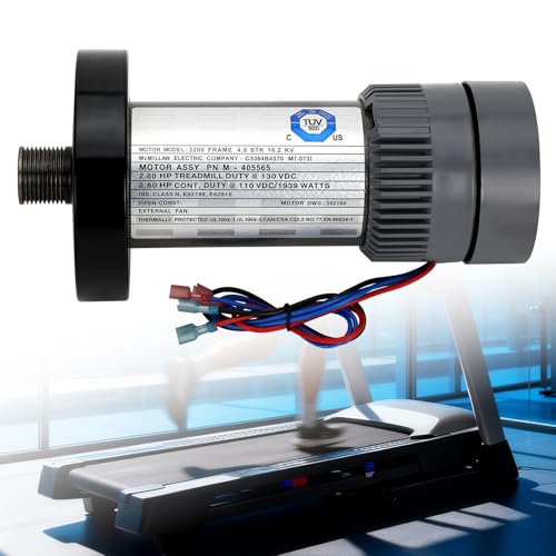 M-405565 Treadmill DC Driver Motor with Flywheel, 2.80 HP 130V DC 1939W Fit for NordicTrack &amp; ProForm, Treadmill Motors 130V Compatible with 314571, 362190, 356334, 405618, 349568, C3364B4370M