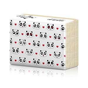 6 verpakkingen / lift 4 lagen papieren doeken, servetten van bamboepasta