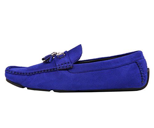 Amali Dyer Moccasins for Men – Mens Microfiber Tassel Driving Dress Shoes Moccasins Slippers Slip on Shoes Men Driving Casual Moccasin Loafer2