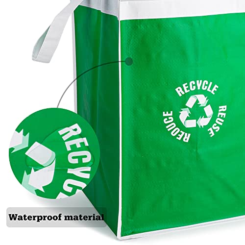 Bebesta Recycle Waste Bin Bags For Kitchen Home Trash Sorting Bins Organizer Waterproof Baskets Compartment Container #TOP2