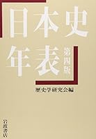 日本史年表 4000242075 Book Cover