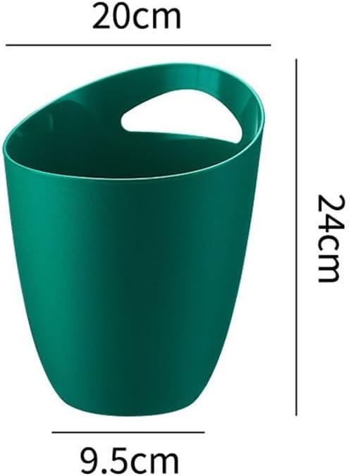 Ice Bucket Thickened Large Ice Bucket Acrylic Champagne Beer Wine Grain for Bar Party Drinks and Wine Cooler(Red)