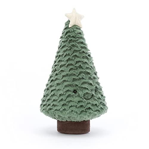 Jellycat Amuseables Blue Spruce Christmas Tree Stuffed Toy, Medium 11 inches - Holiday Plush and Décor