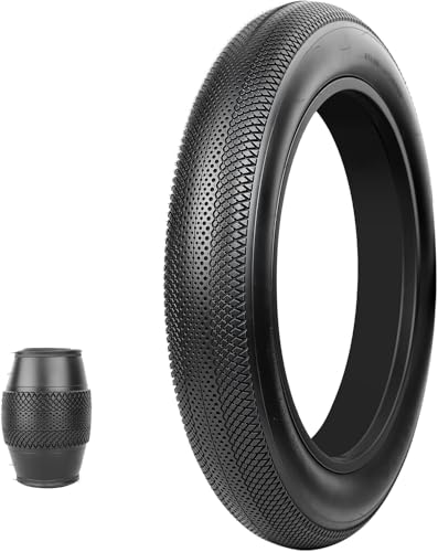 ZUKKA 1er-Pack Fat Bike Tire 26 Zoll E-Bike Reifen Heavy Duty Faltbar Fett Fahrradreifen 26 x 4.0 Fat Fahrrad Mantel für Fatbike, Mountainbike MTB Bicycle Schwarz