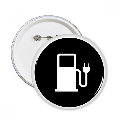 Badge bouton Charing Energy Station multicolore pour personnaliser vos vêtements et sacs