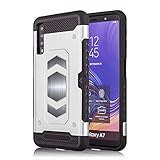 hymermobil ml-i gebraucht Den telefon perfekt Custodia® Festigkeit Smartphone Hülle mit Ring für Samsung Galaxy A7 2018(Silber)