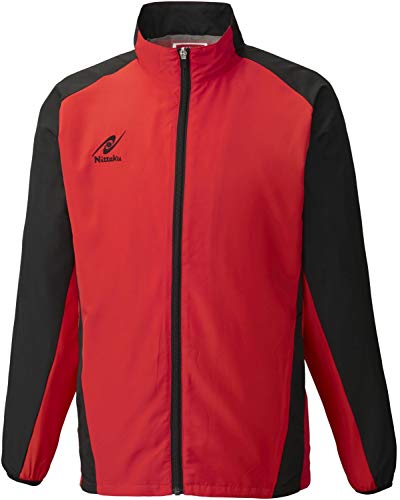 ニッタク(Nittaku) 卓球 男女兼用 ウインドブレーカー ブレドリームシャツ 撥水タイプ レッド J130 NW-2858