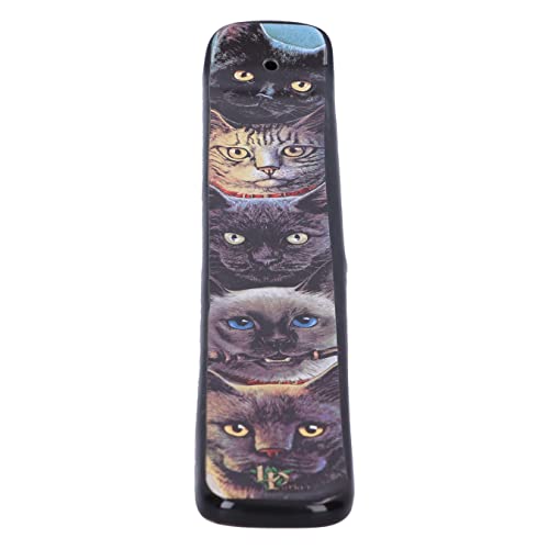 Nemesis Now Quemador de Incienso de tótem de Gato de 24,5 cm, Resina, Soporte de Incienso Lisa Parker Cat Totem con diseño Exclusivo de tótem de Gato, Fundido en la Mejor Resina, Pintado a Mano,