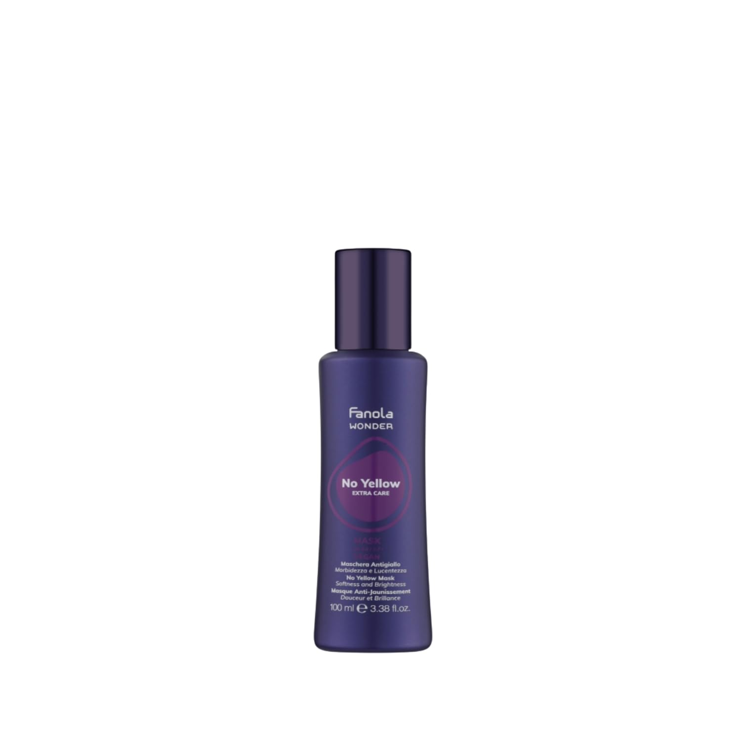 Fanola No Yellow Purple Hair Mask & Repair Treatment, 3.38 oz