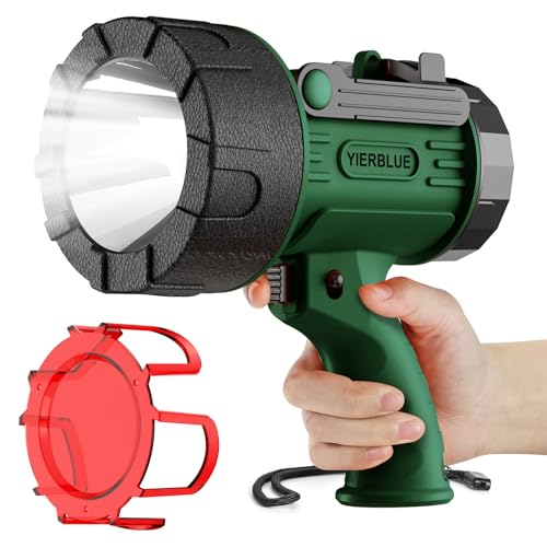 YIERBLUE Rechargeable Spotlight Flashlight