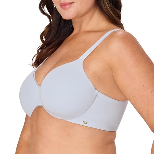 Image of Bali Womens T-Shirt Bra, Cotton Collection Underwire Bra for Women, Full Coverage, Moisture-Wicking