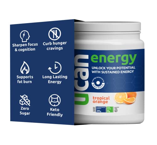 Ucan Orange, Cran Raz, & Lemon Keto Energy Powder - Sugar Free Pre Workout Powder For Men & Women Bundle - No Added Sugar, Soy-Free, Non-Gmo, Vegan, Gluten-Free, & Keto-Friendly #TOP1