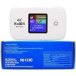 Mobile WiFi Hotspot | KuWFi 4G LTE Unlocked Wi-Fi Hotspot Device | Portable WiFi Router with SIM Card Slot for Travel Support B2/B4/B5/B12/B17 for AT&T/T-Mobile - Image 5
