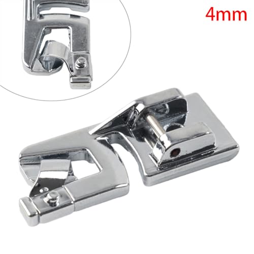 Pie prensatela para máquina de coser 4MM Narrow Hemmer miniatura 6