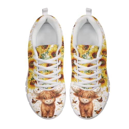 Forchrinse Women's Walking Shoes Casual Lace Up Running Sneakers Lightweight Breathable Tennis Shoes Outdoor Footwear3