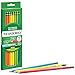 Ticonderoga Wood-Cased Pencils, Pre-Sharpened, #2 HB Soft, Neon Colors, 10 Count
