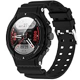  findtime Montre Connectée Homme Etanche SmartWatch Homme de Sport,100+ Mode Sportif Podometre Calorie Etanche IP67 Bracelet Connetée pour Android IOS Moniteur Sommeil Fréquence Cardiaque