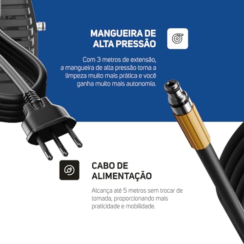WAP Lavadora de Alta Pressão Profissional WL 4000, 420L/h, com Agulha Desobstruidora e Motor de Indu