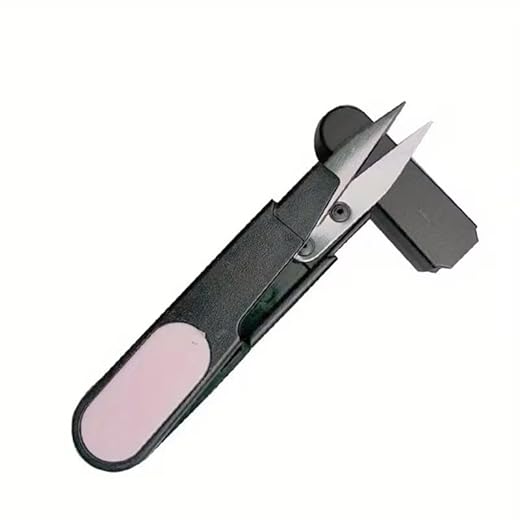 1pc Portable Fishing Scissors, Versatile Mini Sewing Scissors - Compact Travel Size for Outdoor, Fishing, Camping, and Daily Use, Black