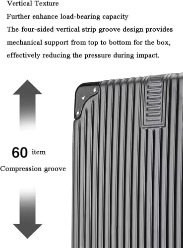 2 Piece Luggage Sets with Spinner Wheels and Password Lock Hardside 14in Cosmetic Case Portable Travel Trolley Case Suitcase 5