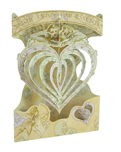 Santoro Interactive 3D Swing Greeting Card, Love