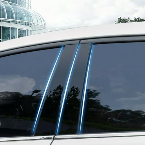 Pegatinas de pilar BC negros para coche Chery Tiggo 7 Pro de 2020 a 2022 3