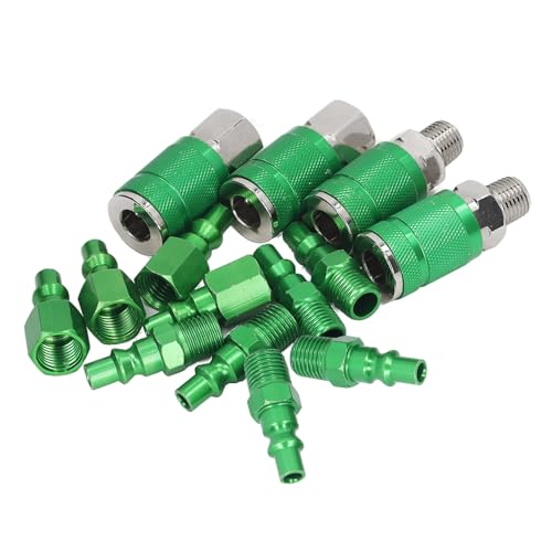 Conectores de aire comprimido NPT 1/4 kit de 14 piezas AUNMAS para herramientas de talleres 6