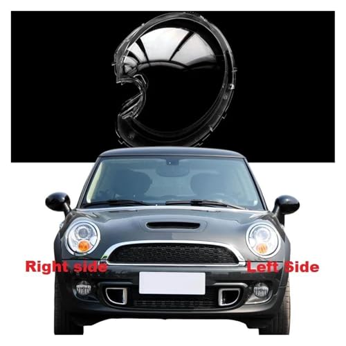 Coque lampe en verre optique pour phare BMW MINI R56 côté gauche