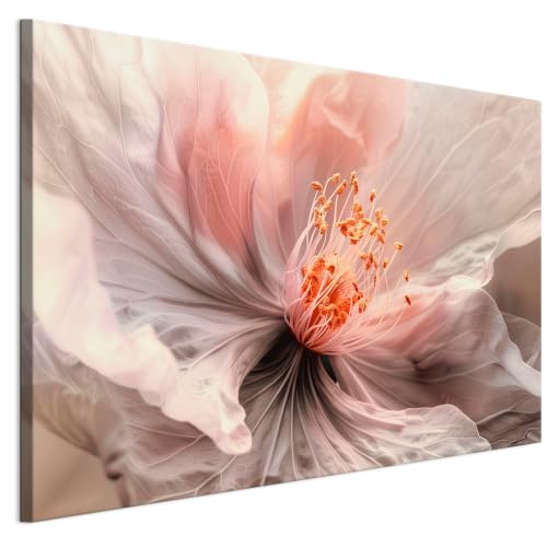 Impression sur toile romantique fleurs grand format tableau mural salon sans cadre 60x80cm
