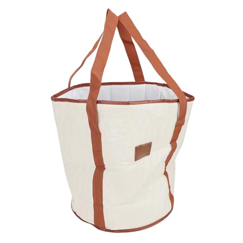 Walmeck Bassin de Bain de Pieds, Baignoire Trempage Pliable Portable avec Poignées pour Voyage, Relaxation en Plein Air, Film en Aluminium PVC, Conception Compacte et Légère