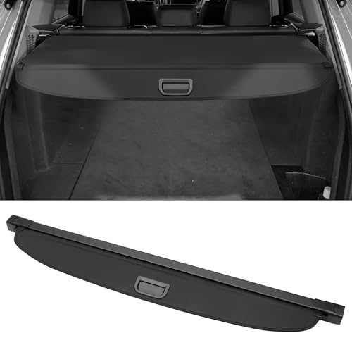 Motoforti Cache-Bagages Rétractable Pour Coffre De Voiture Pour Bmw X5 2007-2018 Étagère De Coffre Arrière Étagère De Bagages Écran De Sécurité Pare-Soleil, Toile, Noir Brillant