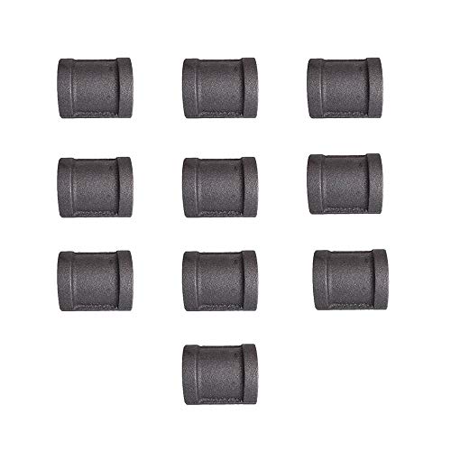 GeilSpace Coupling, Malleable Iron Pipe Fittings - Vintage DIY Industrial Shelving, Industrial Decor, Furniture DIY (3/4