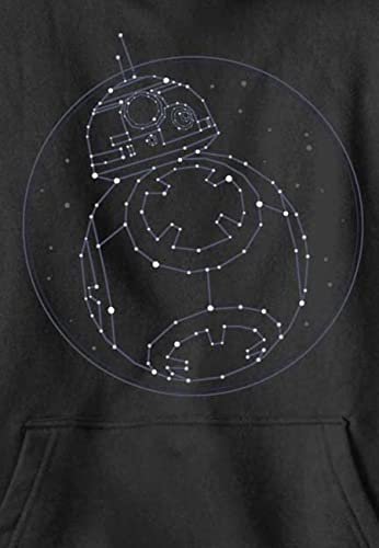 STAR WARS Boy's The Rise of Skywalker BB-8 Starry Constellation Pull Over Hoodie2