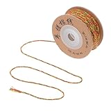 TOPBATHY Geflochtenes Baumwollseil Armbandkordel für Schmuckherstellung Buddhistisches Perlenarmband mit Quasten Handgewebtes Schmuckseil für Meditation und Selbstgemacht