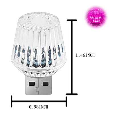 1 Pcs USB Star Sky Lamp for Cars, New Car USB Night Light, USB Led Car Interior Atmosphere Lights, Plug and Play, Used for Most Cars, Trucks, Suvs, Hallway, Party, Bedroom (Pink)