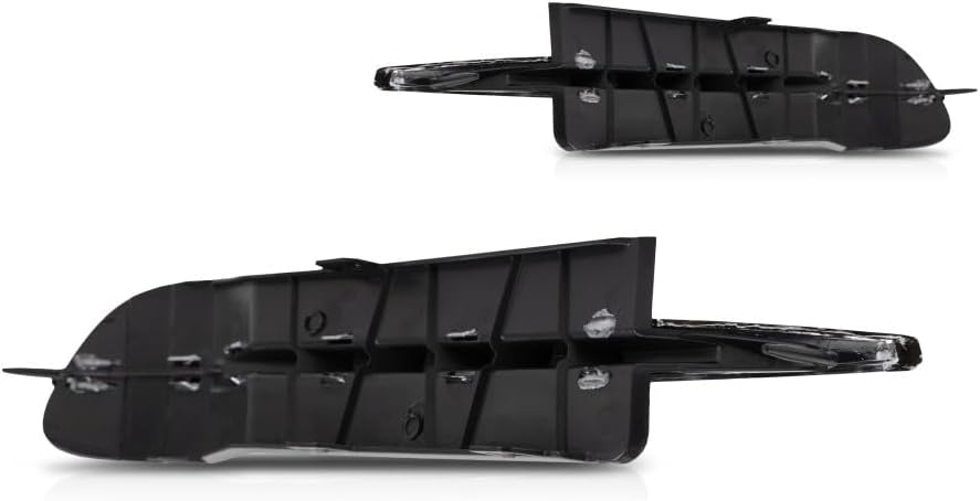 KarParts360 For Chevy Malibu Fog Light Cover 2008 09 10 11 2012 Outer Driver and Passenger Side Pair/Set | LS/LT | Primed | GM1038114 + GM1039114 | 25905343 + 25905344