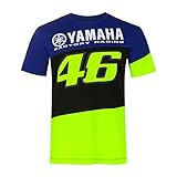 yamaha motogp engines 80% Baumwolle, 20% Polyester Valentino Rossi Herren VR46 M1 Yamaha T-Shirt, Blau, Small 98cm/39in Chest