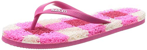 レディース ビーチサンダル 軽量 かわいい 海 ビーサン PNK_ピンク 23.5 cm