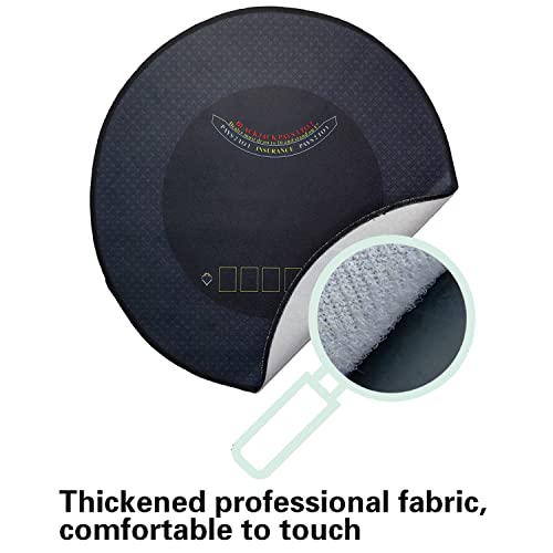 Bwlokxun 58 X 58 Texas Hold'em And Blackjack Table Felt, Portable Foldable Texas Hold'em And Blackjack Layout #TOP3