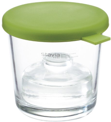 リス 漬物容器 『ガラス製漬物用ポット』  丸型 グリーン