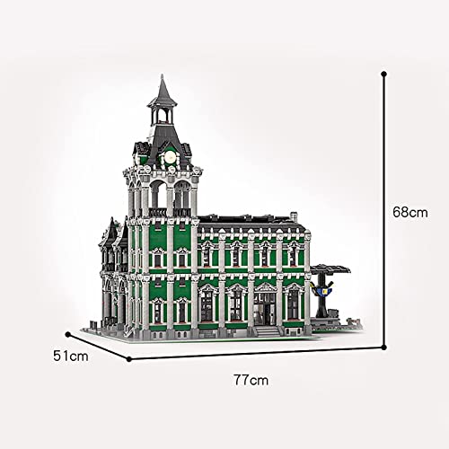 ZRY City Bahnhof Bausteine, Modular Building DIY Architektur Modellbauset, 12597 Teile Klemmbausteine Kompatibel mit… – Bild 5