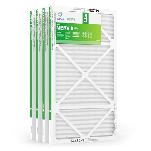 Trightfilters 14X25X1 Air Filter 4 Pack cover