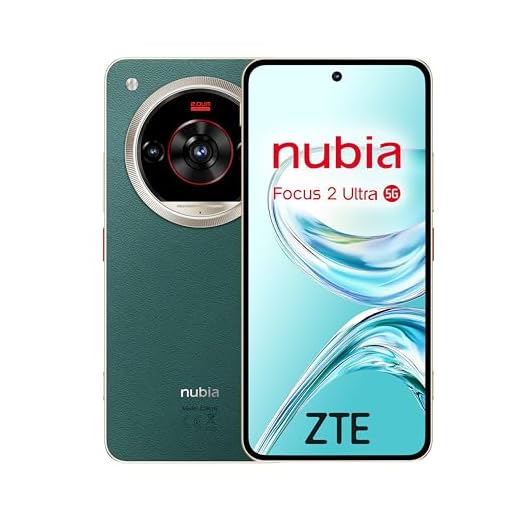 nubia ZTE Focus 2 Ultra 5G Smartphone ohne SIM-Lock, KI, 8 GB + 512 GB, drehbares Objektiv, 6,8 Zoll AMOLED-Display, 50 MP Kamera mit KI, Sensortaste, 5000 mAh Akku, Android 15, inklusive Tasche