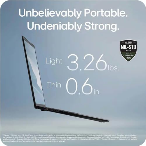 Image of LG gram Pro 17 inch Lightweight Laptop Computer, Intel Evo Edition Powered by Intel Core Ultra9 285H Processor, NVIDIA RTX5050, 32GB LPDDR5X RAM, 4TB SSD, WiFi-7, Backlit KB, Windows 11 Pro - Black